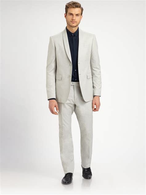 burberry suits light grey tan|burberry suit on sale.